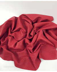 Scarlet Garda Embossed Luxurious Round Natural Soft