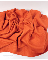 Carrot Fish Scale Soft Genuine Leather