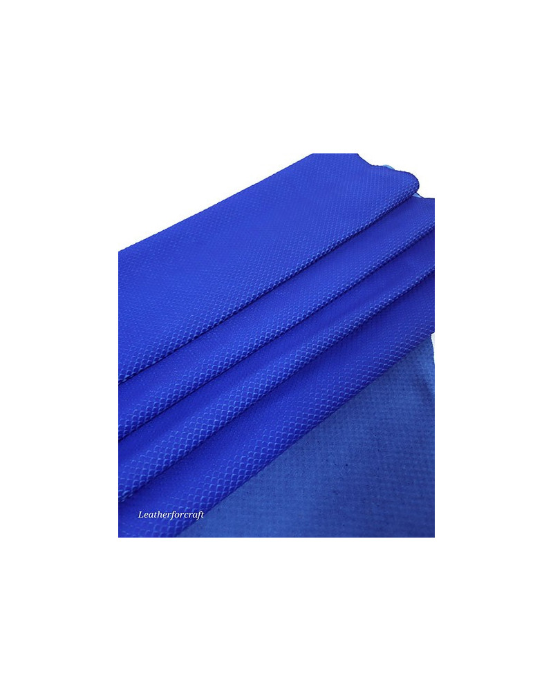 Snorkel Blue Fish Scale Soft Genuine Leather