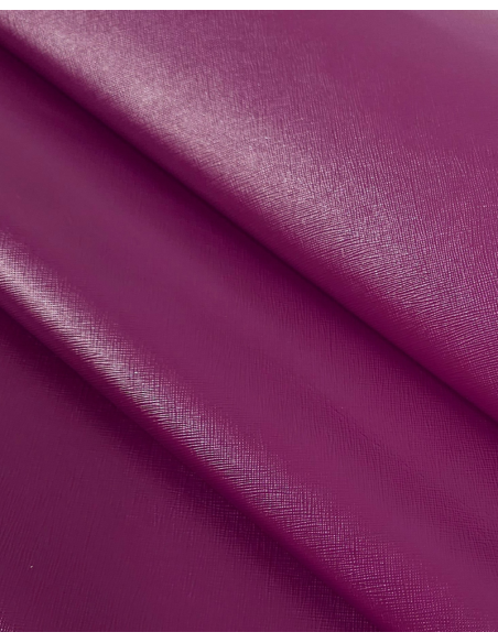 Purple Potion Patent Saffiano Premium Grain Embossed Premium Texture Leather