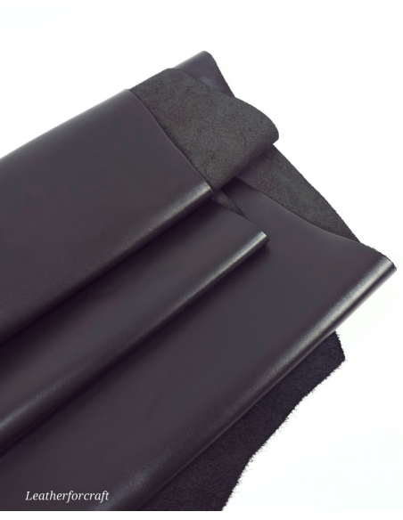 Jet Black Fiumicino Premium Soft Aniline Full Grain Calf Leather