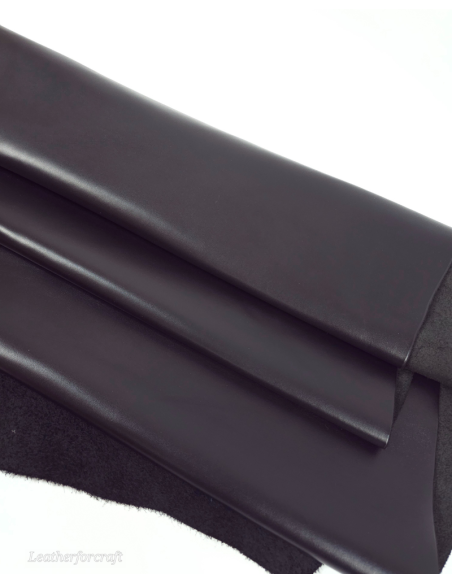 Jet Black Fiumicino Premium Soft Aniline Full Grain Calf Leather