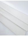 White Nappa Crocodile Alligator Embossed Texture Amazing Relief 2018 V2 Leather