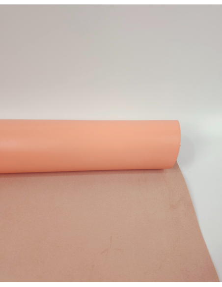 Peach Nectar Havanna Sporty Classy Smooth Nappa Uniform Grain Leather (1.4/1.6 MM) Leather
