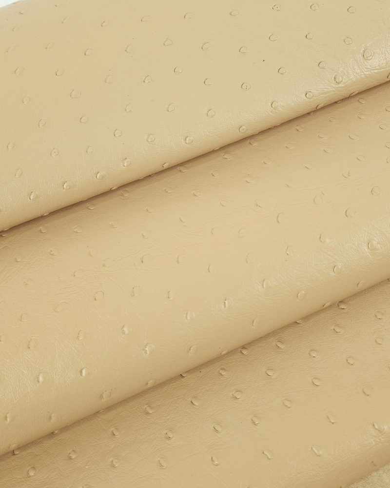 Beige Ostrich 2024 Embossed Texture