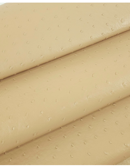 Beige Ostrich 2024 Embossed Texture