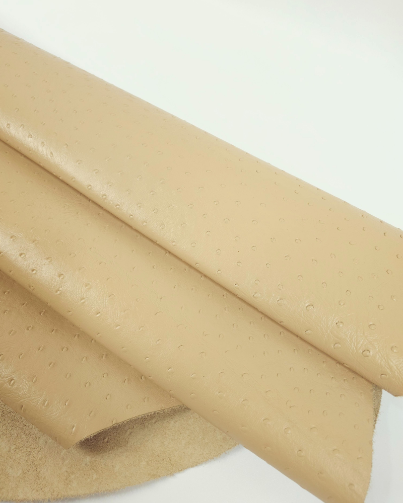 Beige Ostrich 2024 Embossed Texture