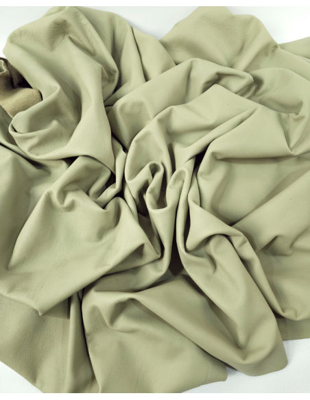 Fog Green Premium Soft Pure Lining Leather