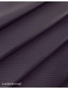 Jet Black Matte Perforated Soft Genuine Leather