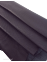 Jet Black Matte Perforated Soft Genuine Leather