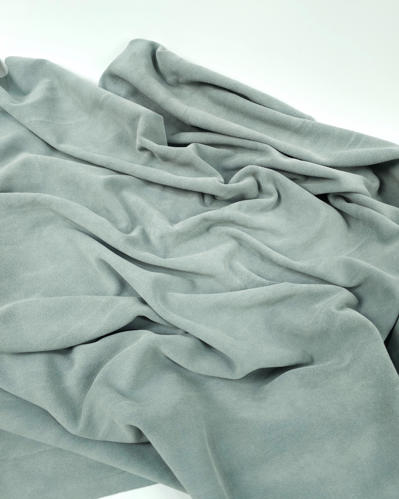 Blue Haze Berlin Lux Soft Suede Leather