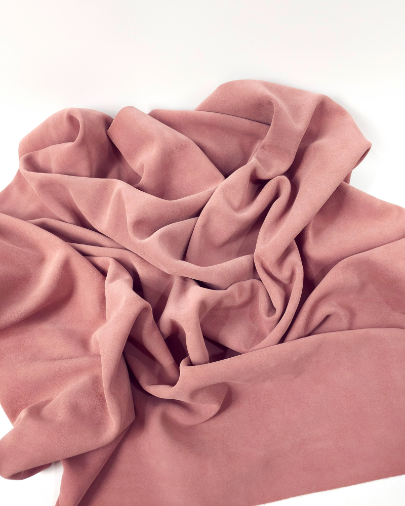 Damask Rose Berlin Soft Suede Leather