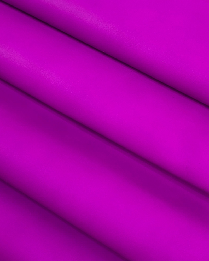 Purple Neon Natural Shine Full Grain Soft Fluorescent Aniline Leather