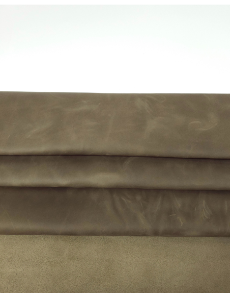 Timber Wolf Oil Pull Up Soft Vintage Waterproof Grabby Texture Leather