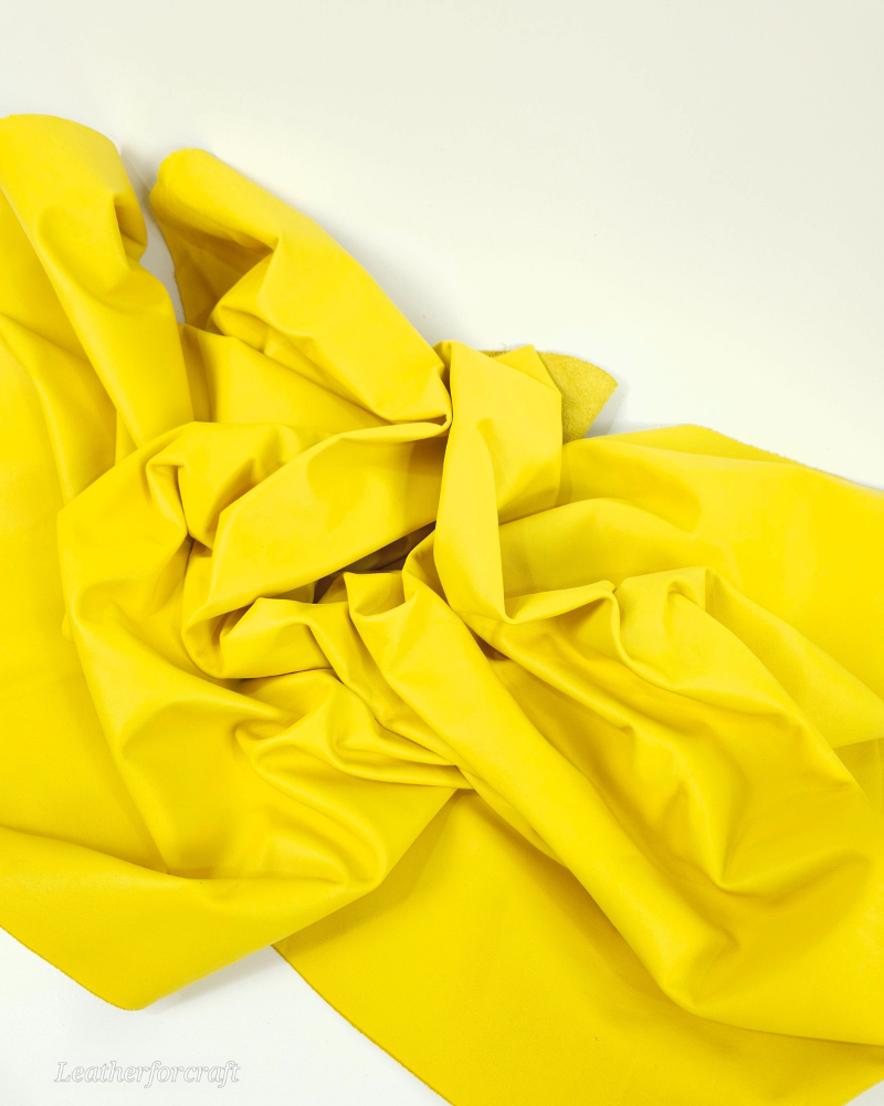 Misted Marigold Premium Soft Pure Lining  Genuine Leather