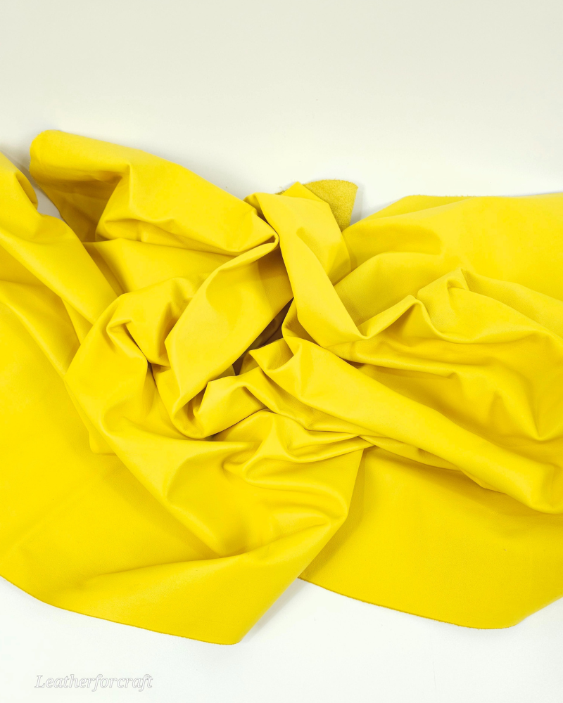 Misted Marigold Premium Soft Pure Lining  Genuine Leather