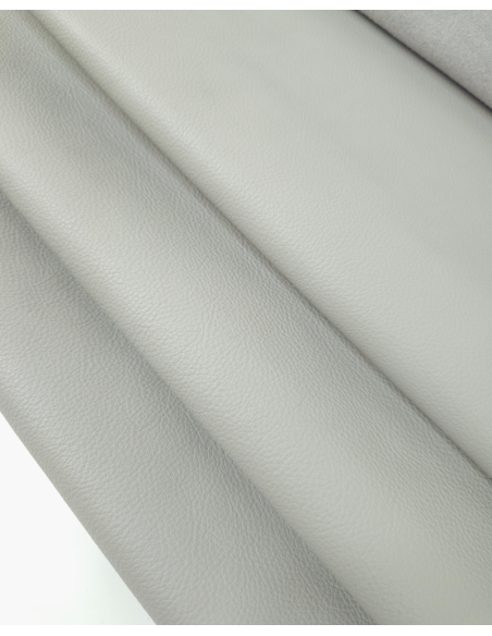Flint Gray Modena Milled Full Grain Soft Natural Nappa Leather