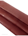 Brandy Brown Crocodile Alligator Embossed Texture Amazing Relief 2018 V2 Leather