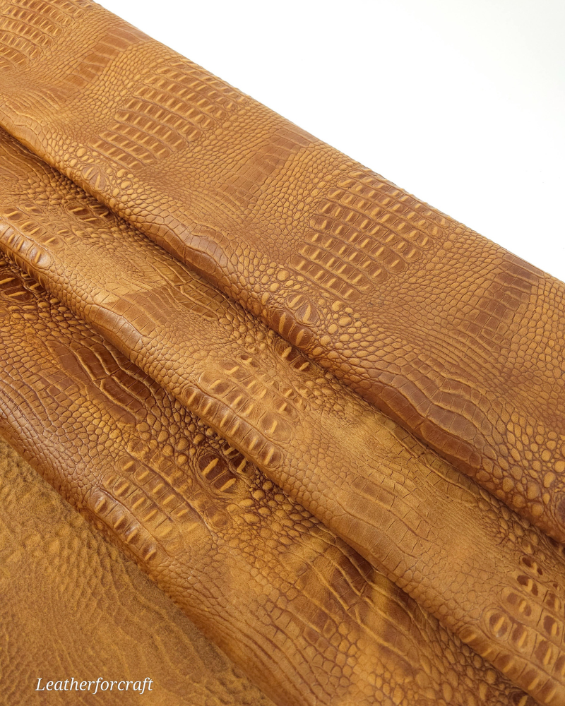 Meerkat Pull Up Crocodile Alligator Embossed Texture Amazing Relief 2018 V2 Leather