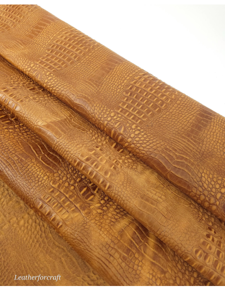 Meerkat Pull Up Crocodile Alligator Embossed Texture Amazing Relief 2018 V2 Leather