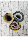Ostrich Embossed Pattern Scraps | Offcuts | Pieces | Pack (Small Size) Leather