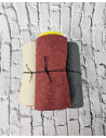 Ostrich Embossed Pattern Scraps | Offcuts | Pieces | Pack (Small Size) Leather