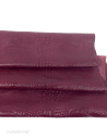 Windsor Wine Crocodile Alligator Leather Embossed Texture Amazing Relief OZ 2018 V2