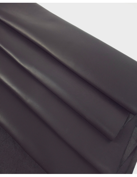 Black Piccoli Semi Perforated Leather (Not Leaked)