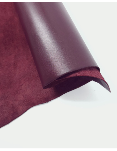 Burgundy Fiumicino Premium Soft Aniline Full Grain Calf Leather