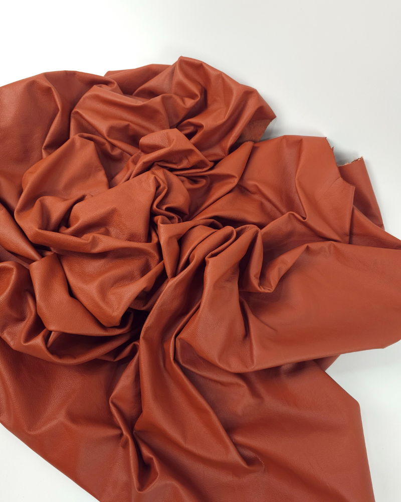 Rust Grosseto Milled Full Grain Premium Soft Nappa