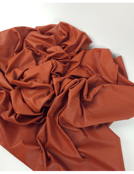 Rust Grosseto Milled Full Grain Premium Soft Nappa