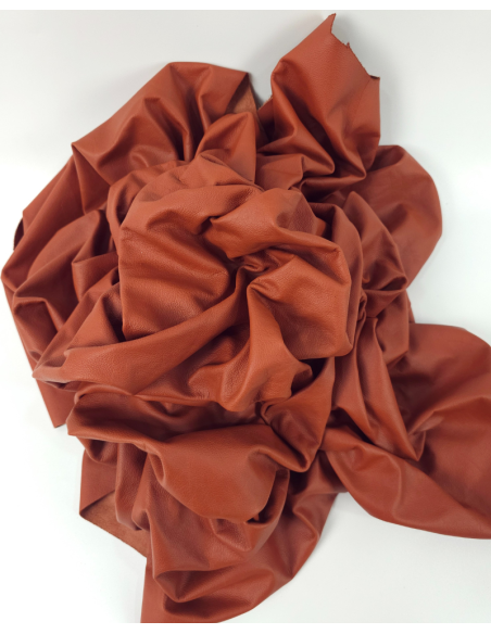 Rust Grosseto Milled Full Grain Premium Soft Nappa