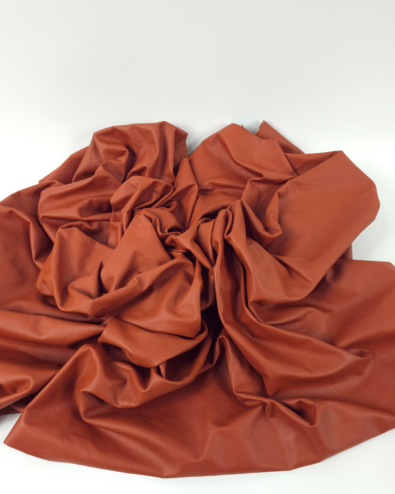 Rust Grosseto Milled Full Grain Premium Soft Nappa