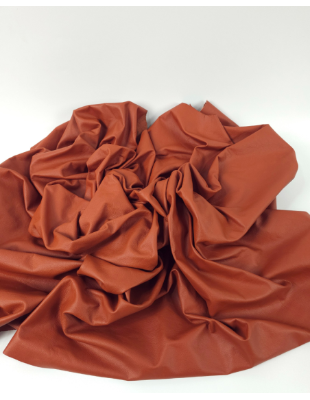 Rust Grosseto Milled Full Grain Premium Soft Nappa