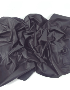 Black Grosseto Milled Full Grain Premium Soft Nappa Leather