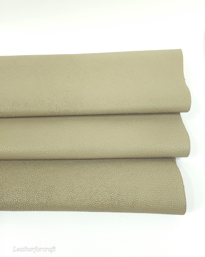 Spray Green Raia Embossed Premium Full Grain Texture Leather