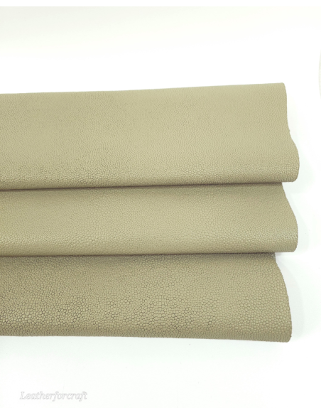 Spray Green Raia Embossed Premium Full Grain Texture Leather