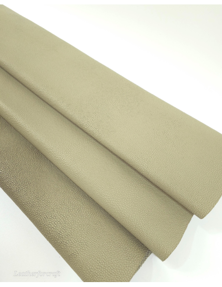 Spray Green Raia Embossed Premium Full Grain Texture Leather