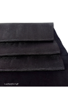 Black Iguana Embossed Texture Leather