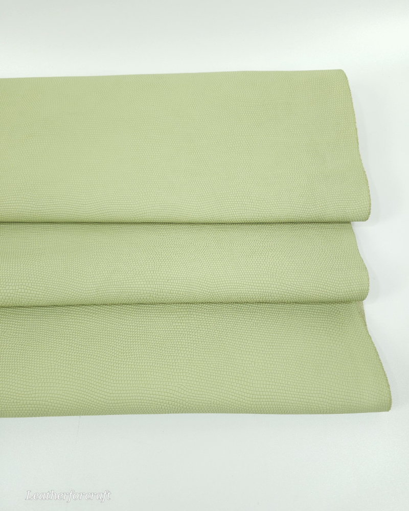 Iguana Embossed Texture Leather