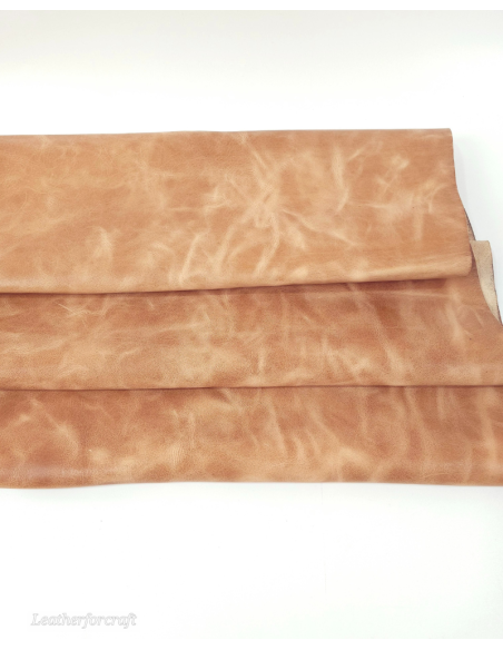 Pastry Shell Urago Rustic Distressed Pull Up Burnish Leather