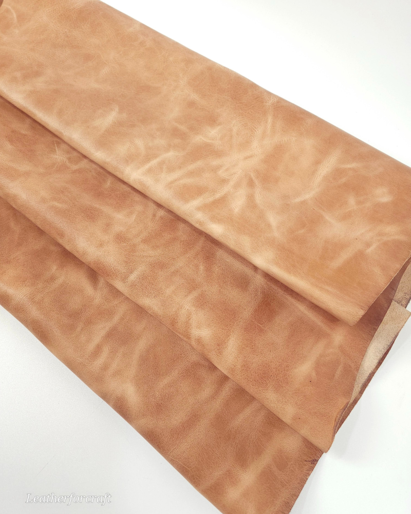 Pastry Shell Urago Rustic Distressed Pull Up Burnish Leather