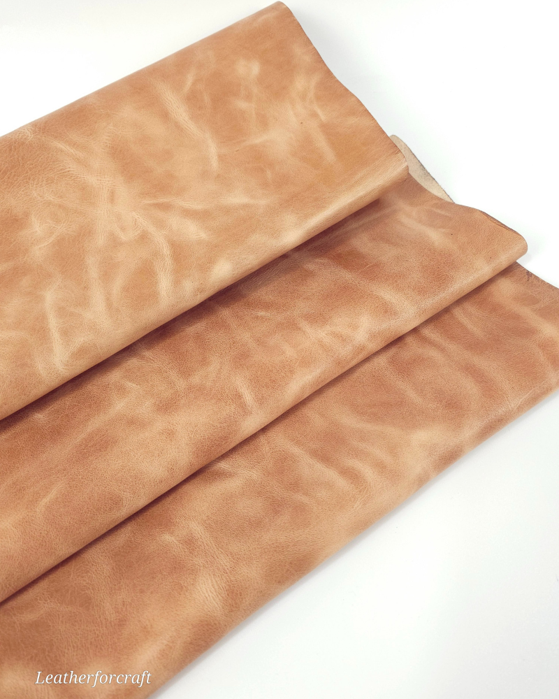 Pastry Shell Urago Rustic Distressed Pull Up Burnish Leather