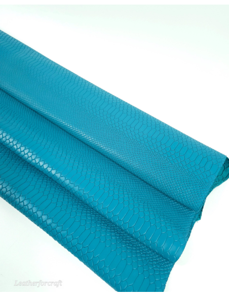 Capri Breeze Anaconda Embossed Amazing Relief Snake 0Z 1988 Leather