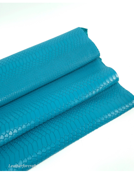 Capri Breeze Anaconda Embossed Amazing Relief Snake 0Z 1988 Leather