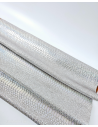 Lumi Argento Irisdicen Metallic Anaconda Embossed Amazing Relief Snake 0Z 1988 Leather
