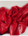 Barbados Cherry Soft Milled Premium Patent Varnished Leather