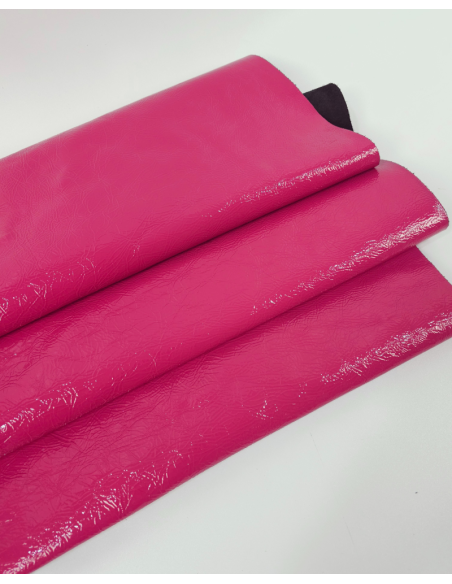 Bright Rose Soft Milled Premium Patent Varnished Leather