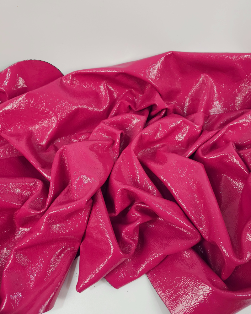 Bright Rose Soft Milled Premium Patent Varnished Leather