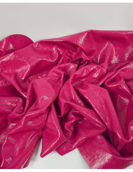 Bright Rose Soft Milled Premium Patent Varnished Leather